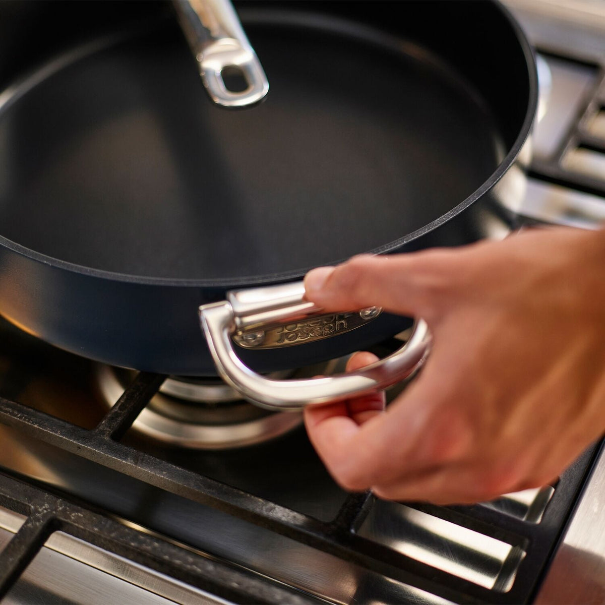 Joseph Joseph Space 28cm Sauté Pan with Lid and Folding Handles