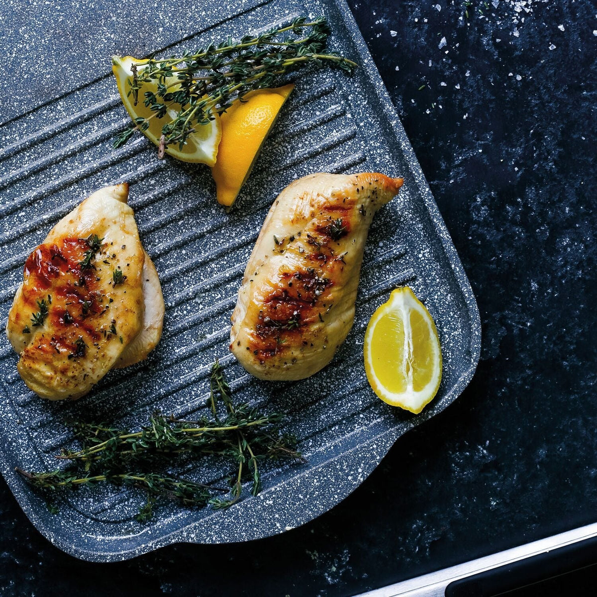 MasterClass 46cm Cast Aluminium Dual Griddle Tray