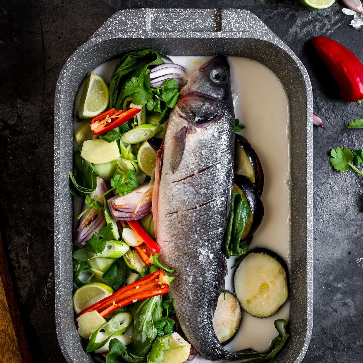 MasterClass 34cm Cast Aluminium Roasting Pan Black