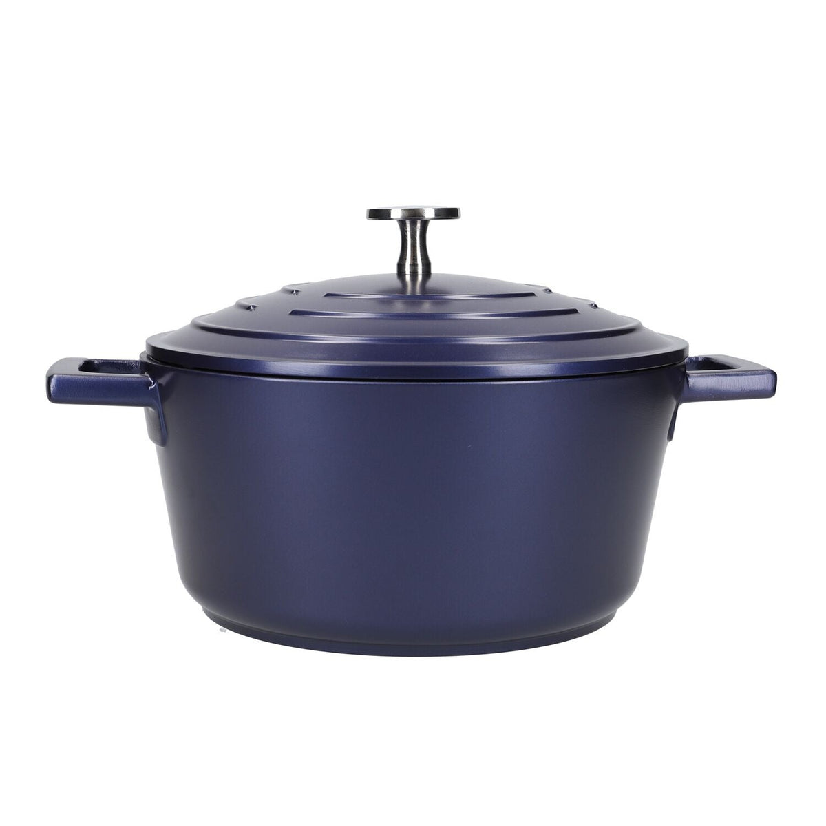 MasterClass 20cm Cast Aluminium Casserole Dish Blue