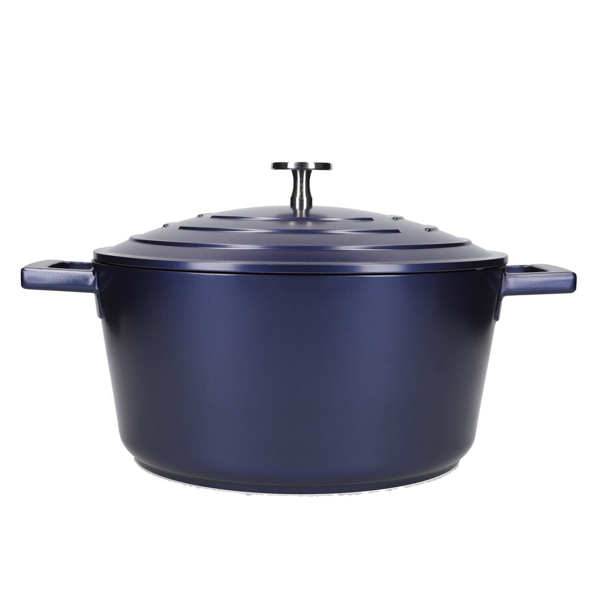 MasterClass 24cm Cast Aluminium Casserole Dish Blue