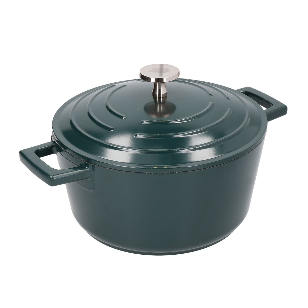 MasterClass 20cm Cast Aluminium Casserole Dish Hunter Green