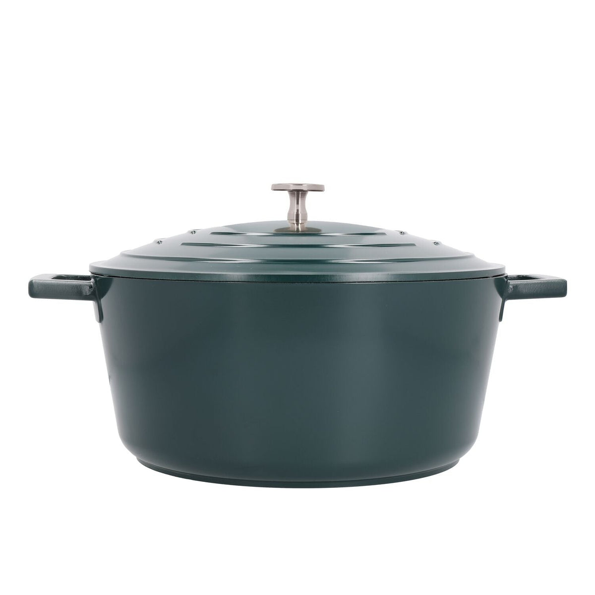 MasterClass 28cm Cast Aluminium Casserole Dish Hunter Green