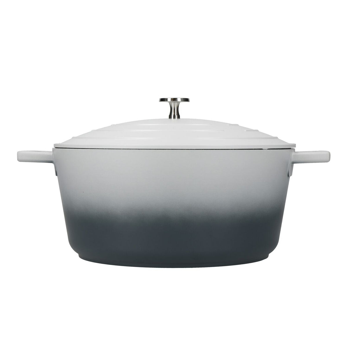 MasterClass 28cm Cast Aluminium Casserole Dish Grey Ombre