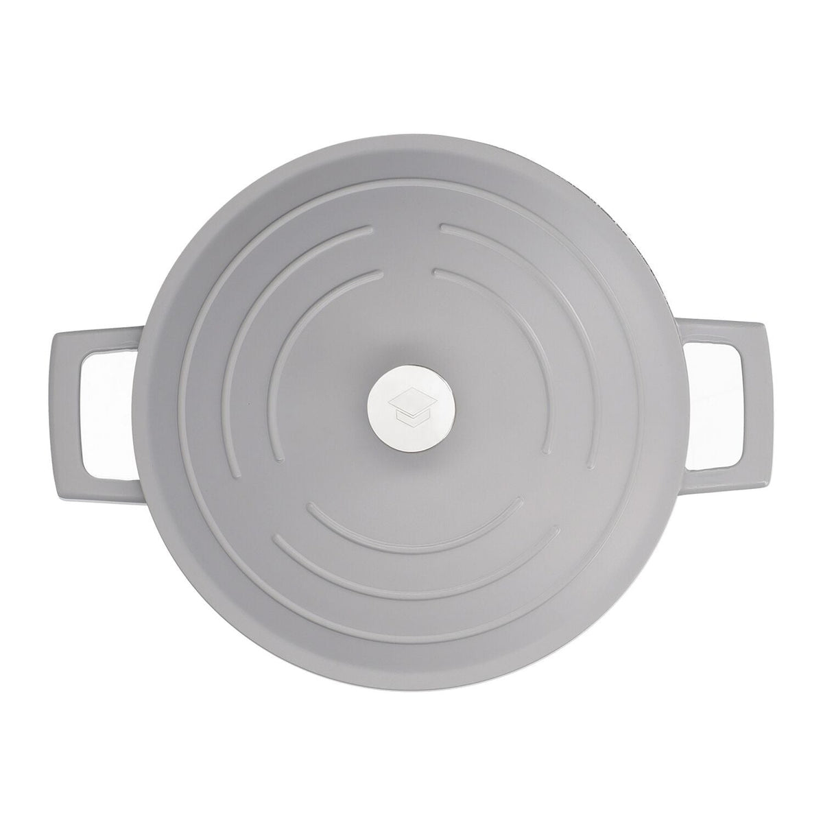MasterClass 24cm Cast Aluminium Casserole Dish Grey Ombre