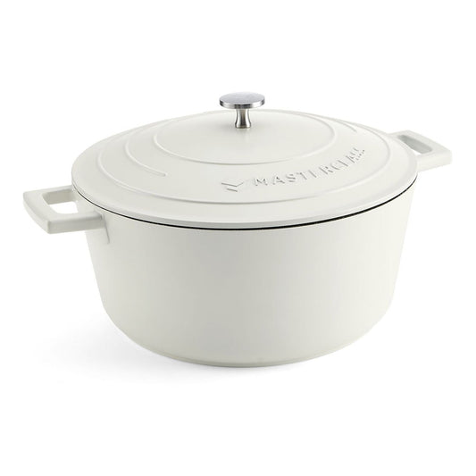 MasterClass 28cm Cast Aluminium Casserole Dish Cream