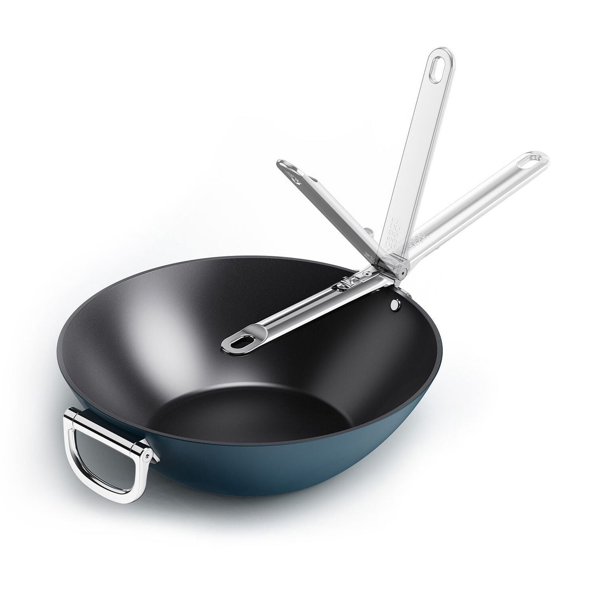 Joseph Joseph Space 32cm Aluminium Wok wiht Folding Handles