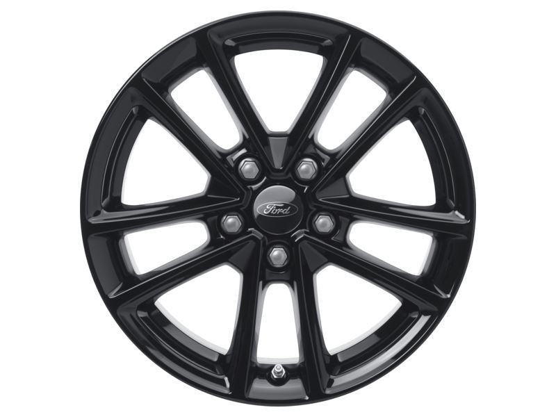 FOCUS 16" SET OF 4 ALLOY WHEEL 5X2-SPOKE DESIGN ABSOLUTE BLACK FINISH 2016-2019