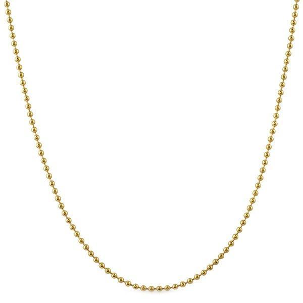 2MM Double IP Gold Stainless Steel Bead Chain