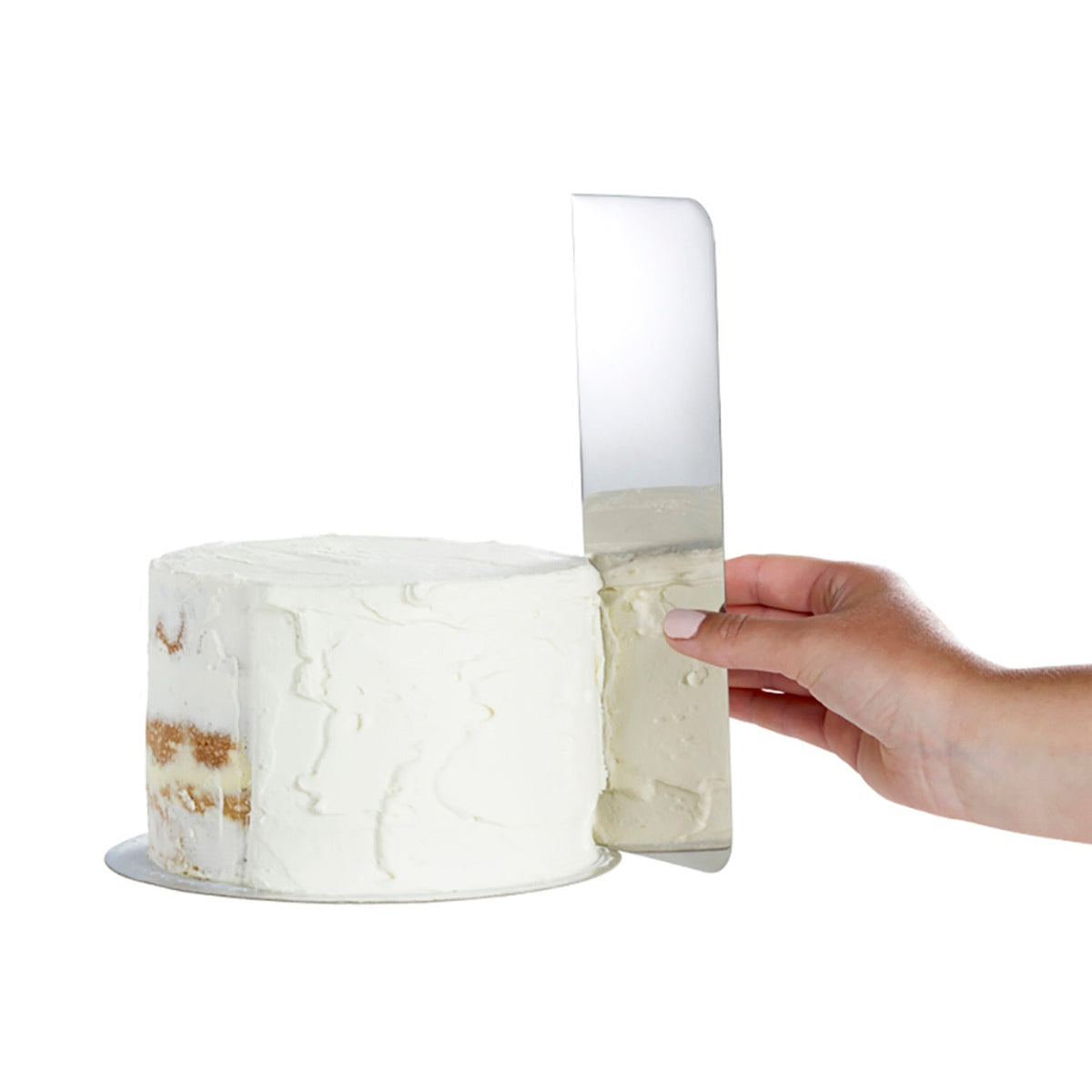PME Stainless Steel Tall Cake Side Scraper 25cm
