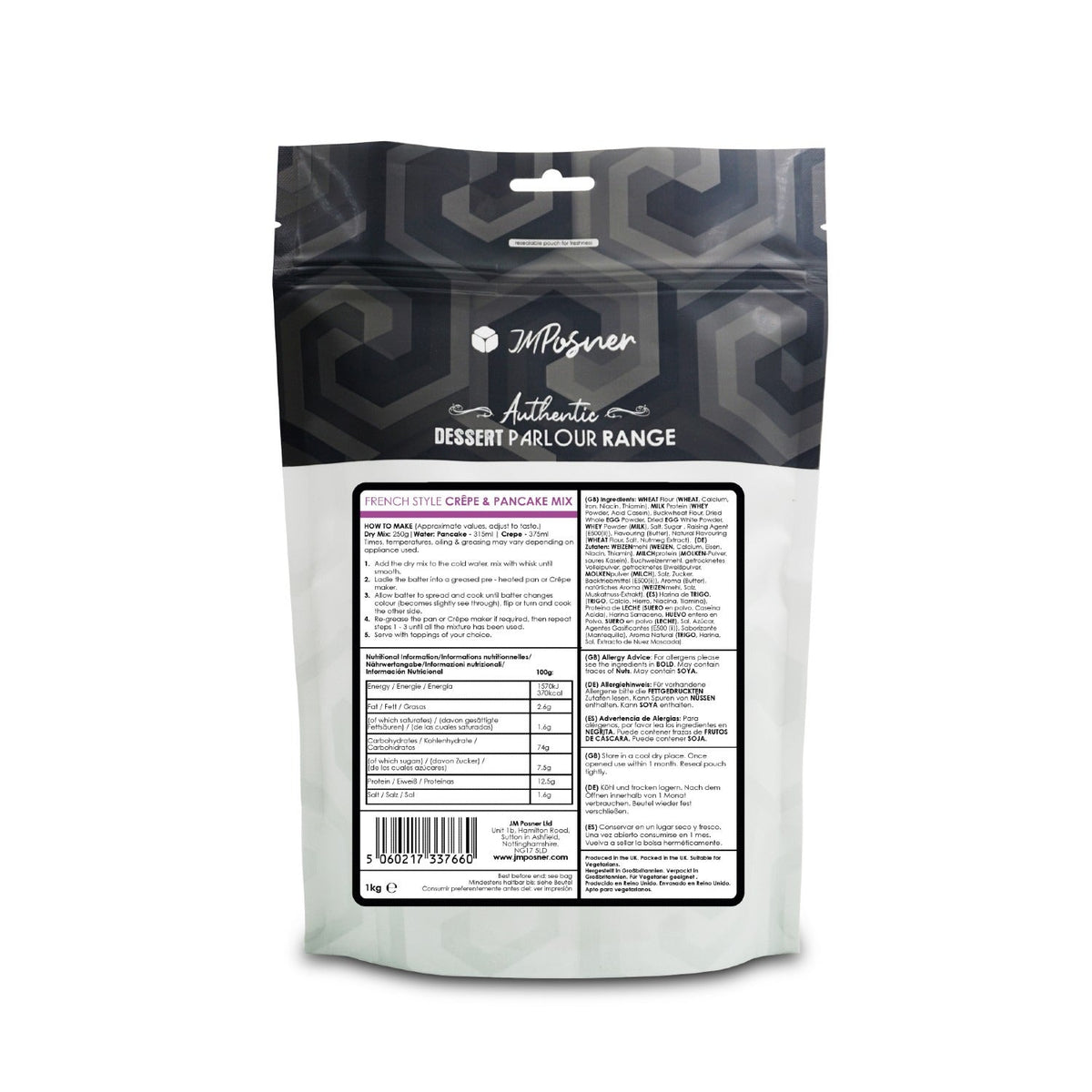 JM Posner French Style Dessert Crêpe and Pancake Mix 1kg