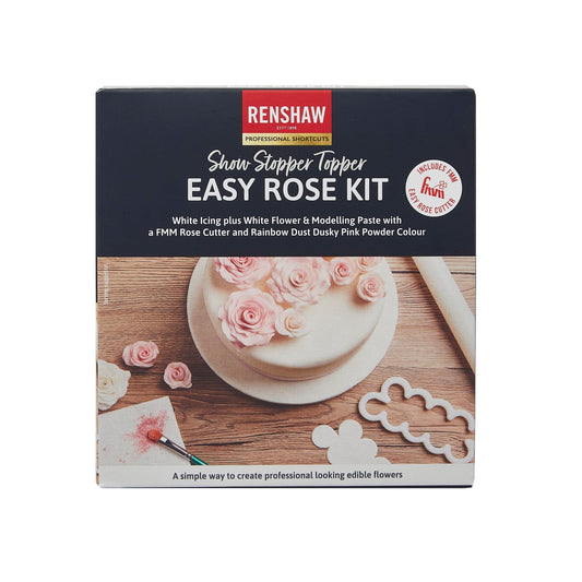 Renshaw Rose White Icing and Decorating Topper Set