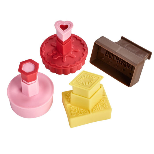 4-Piece Classic British Biscuit Cutter Set