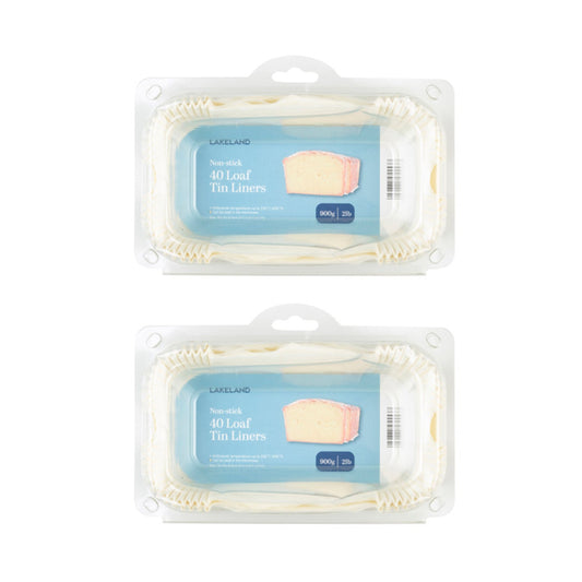 pk2 40 Lakeland 2lb Loaf Tin Liners