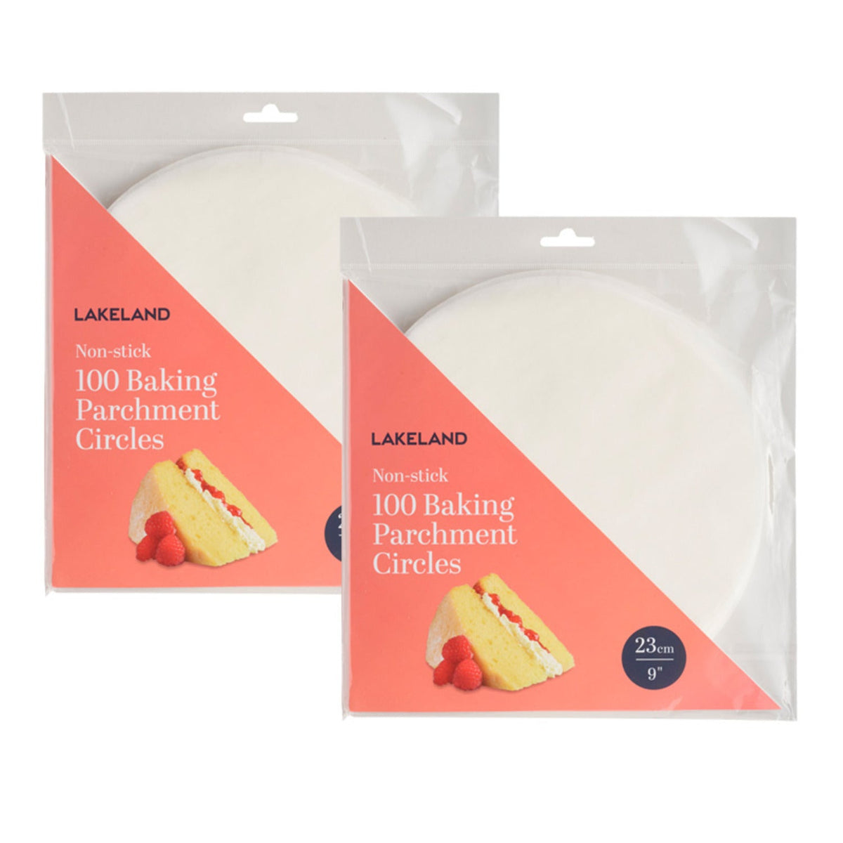 pk2 100 Lakeland 9" Baking Parchment Cir