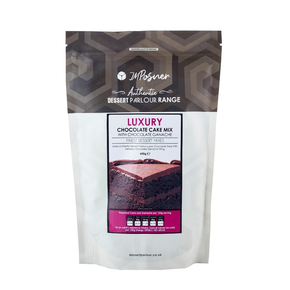 Dessert Parlour Luxury Chocolate Cake Mix with Chocolate Ganache 600g