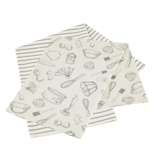Lakeland Afternoon Tea Print Tea Towels
