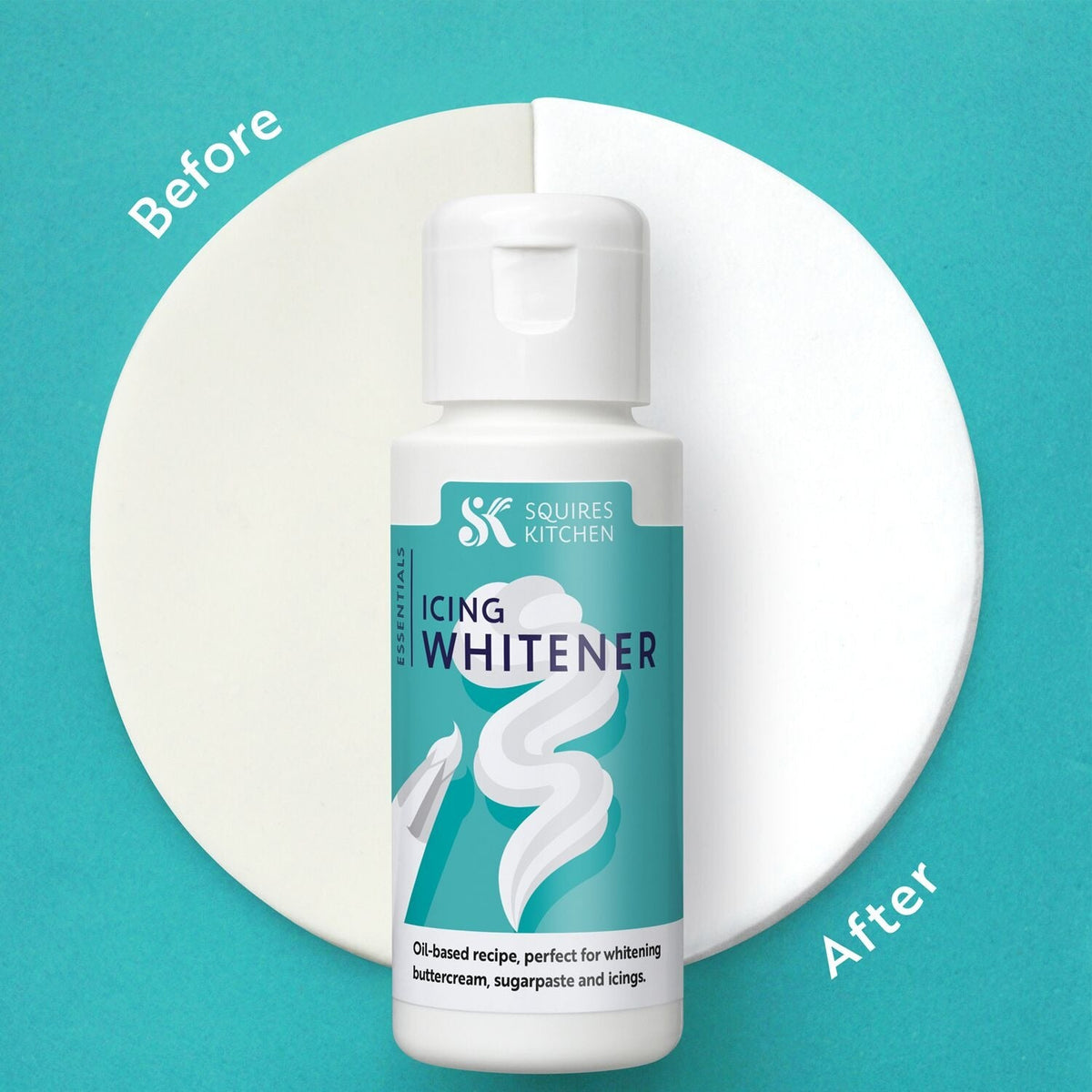 Squires Kitchen Intense Colouring White 80g