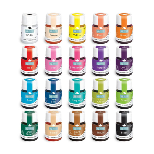 Squires Kitchen Food Colour Paste - Set of 20