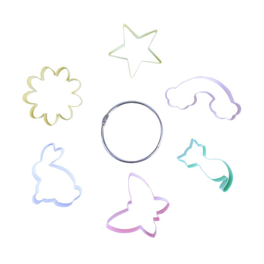 Lakeland 6-Piece Summertime Cookie Cutters On a Ring