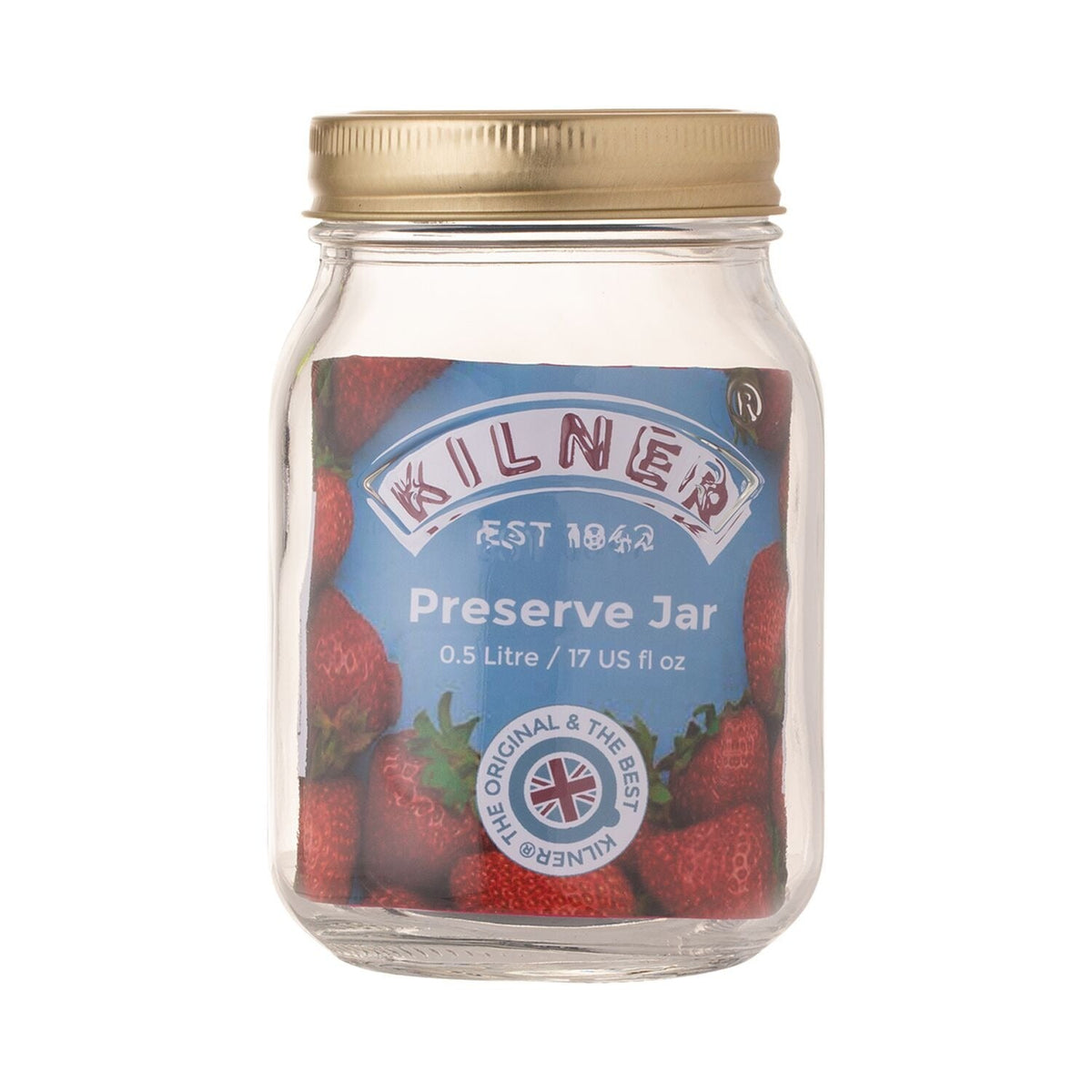 Kilner Regular Mouth Jars 0.5L – Set of 4
