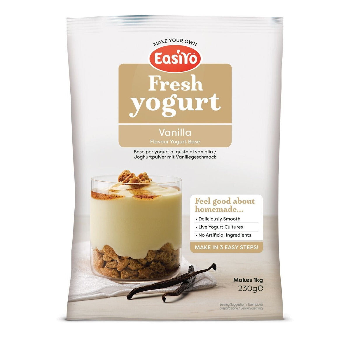 EasiYo Everyday Vanilla Yoghurt Mix - 1 Sachet