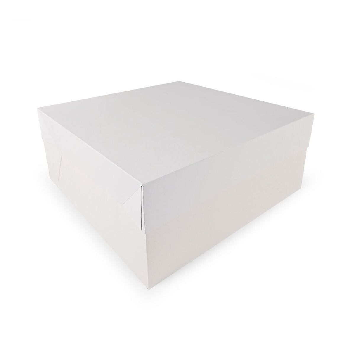 35cm Square White Cardboard Cake Gift Box