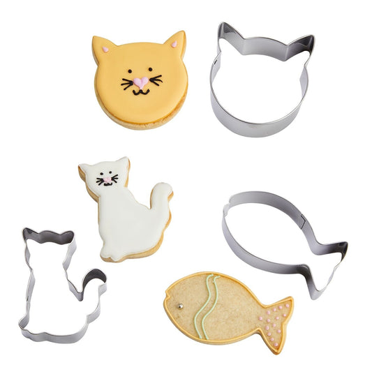 Lakeland Cat Cookie Cutters – Pack of 3
