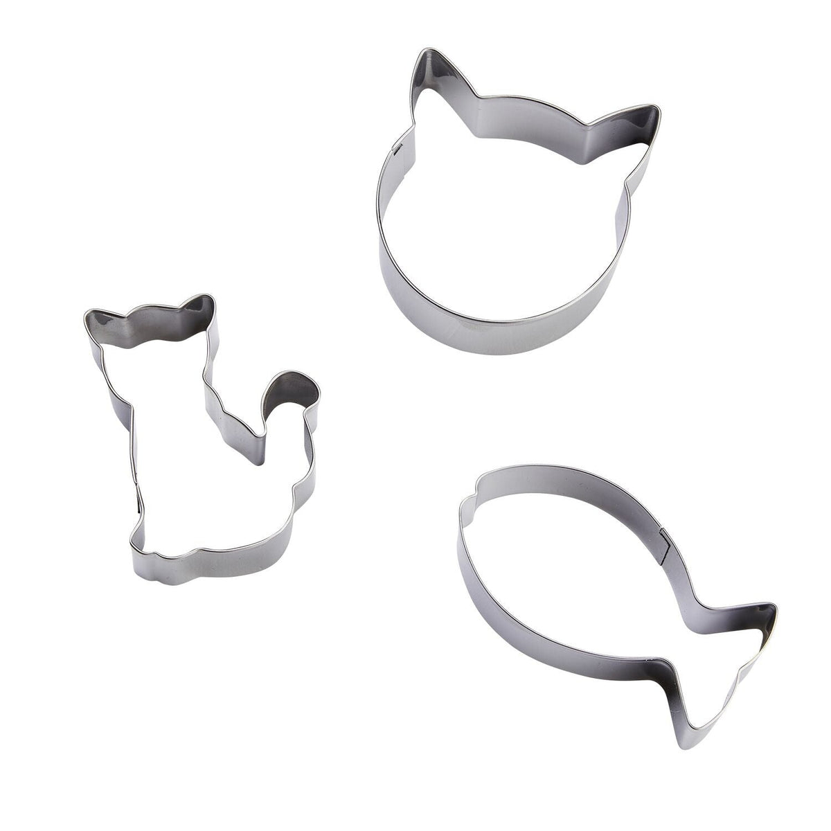 Lakeland Cat Cookie Cutters – Pack of 3