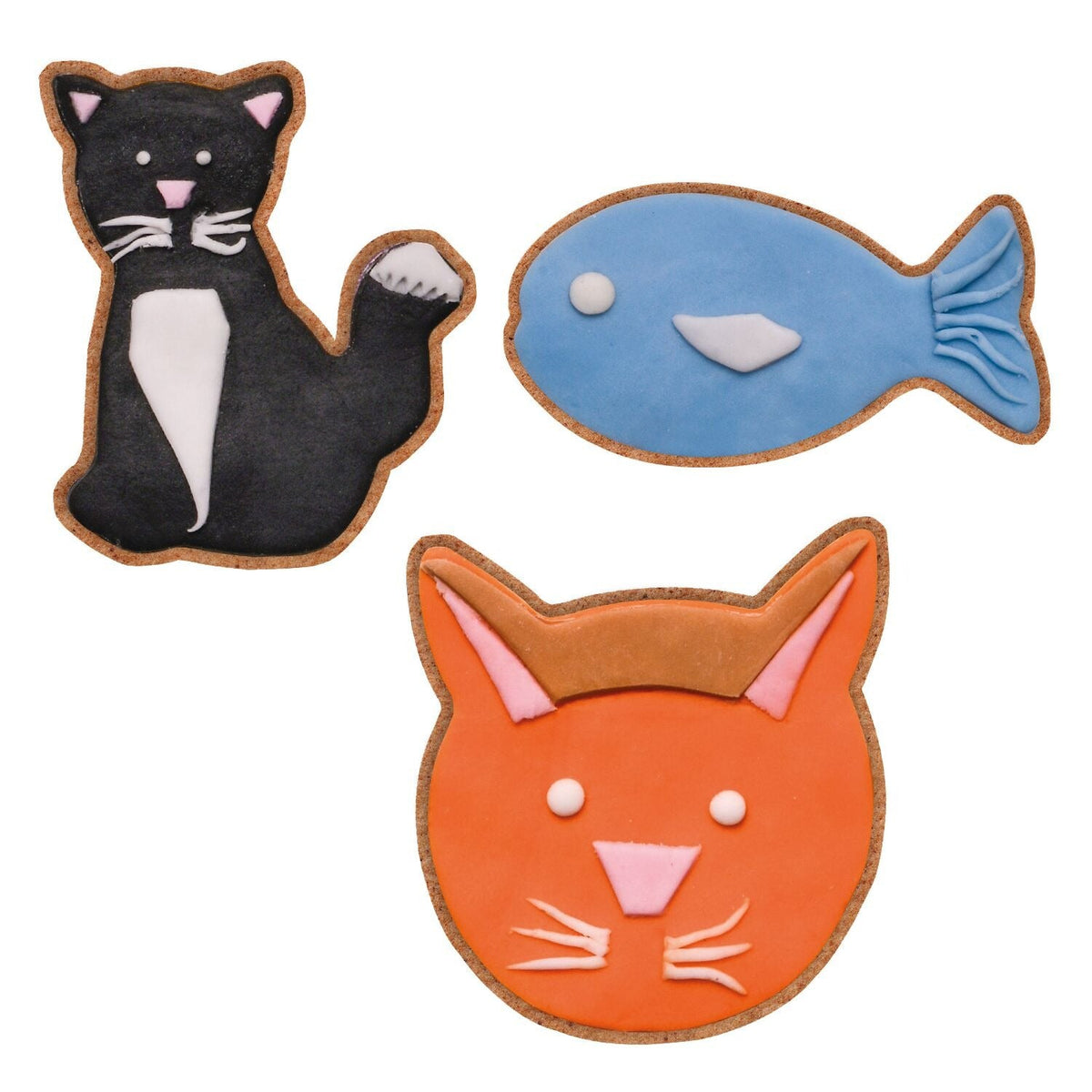 Lakeland Cat Cookie Cutters – Pack of 3