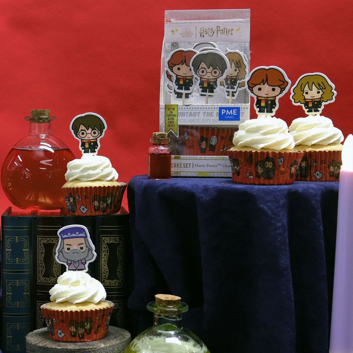 Harry Potter Cupcake Cases and Toppers – Set of 24