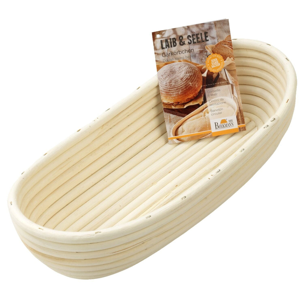 Laib & Seele Oblong Dough Proving Basket 30cm