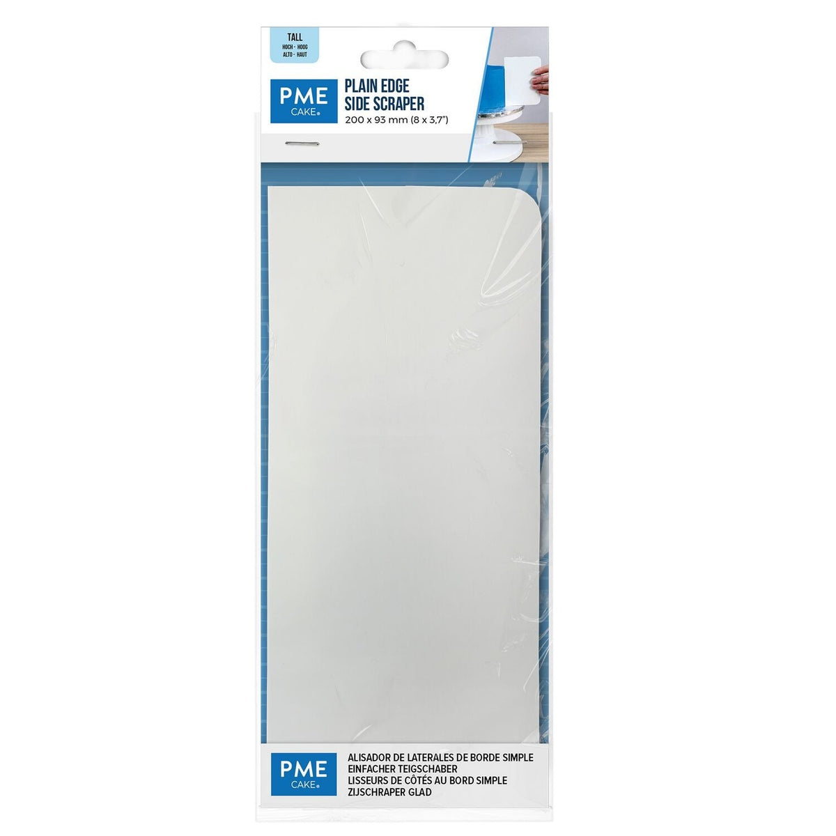 PME Large Straight Edge Icing Scraper for Cake Decorating