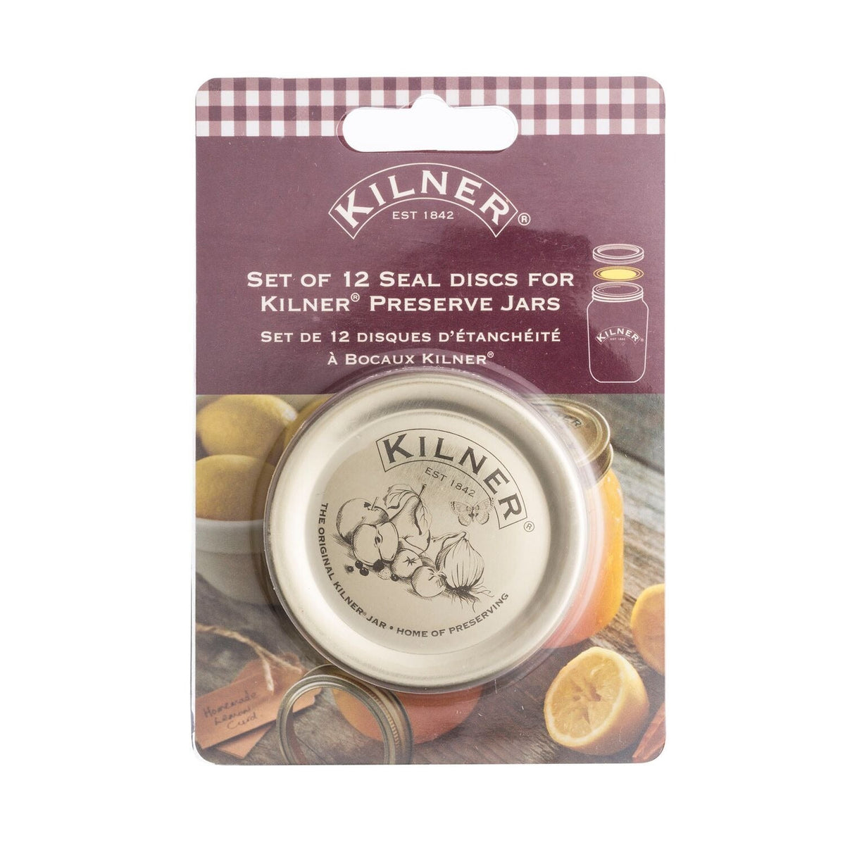 Kilner Regular Mouth Jar Lid Seals – Pack of 12