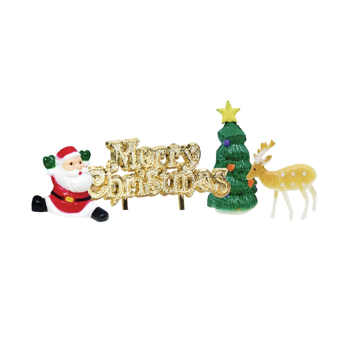Traditional Christmas Character Cake Decorating Set