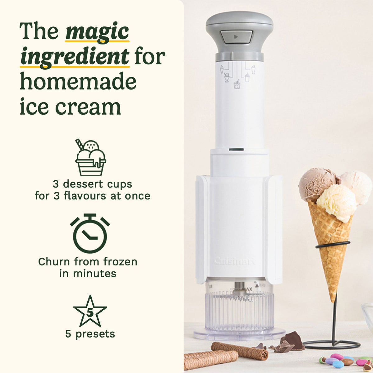 Cuisinart Freeze Wand Ice Cream Maker