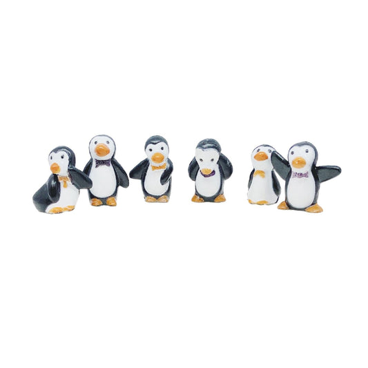Penguin Character Cake Topper Pack – Pack of 6