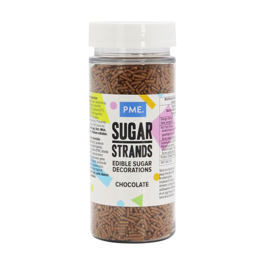 PME Chocolate Strands Jar of Sprinkles