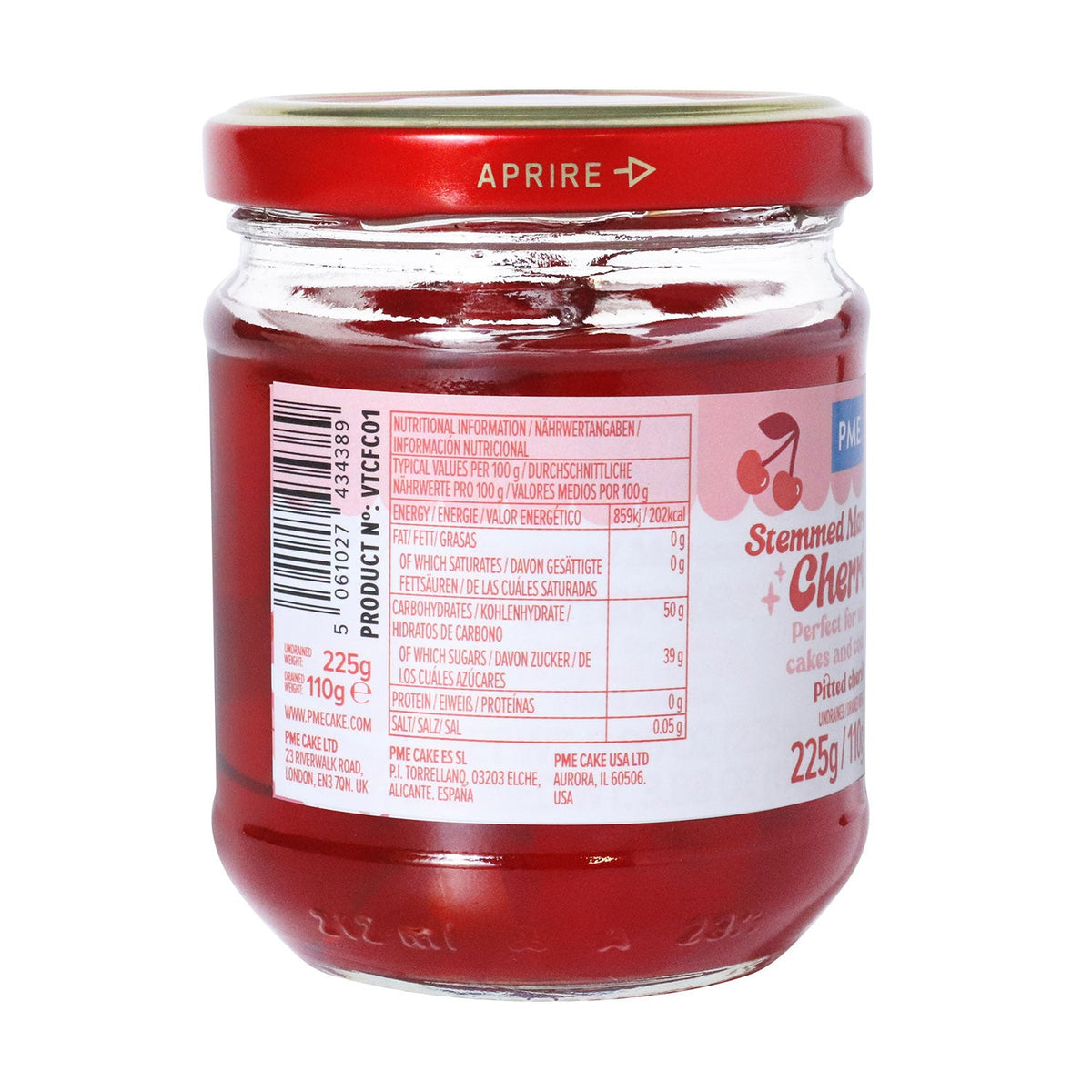 PME Maraschino Cherries 225g