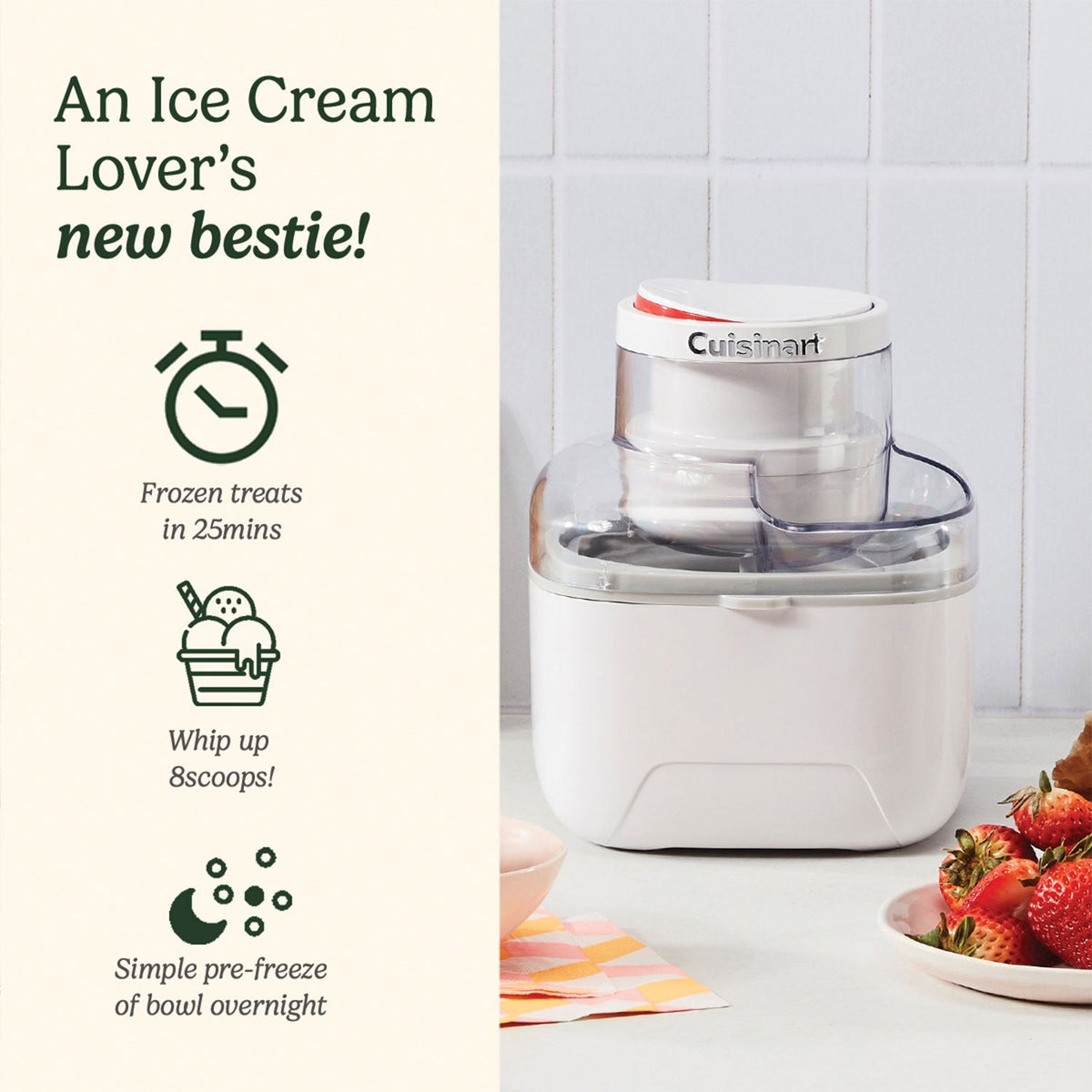 Cuisinart Solo Scoops Ice Cream Maker