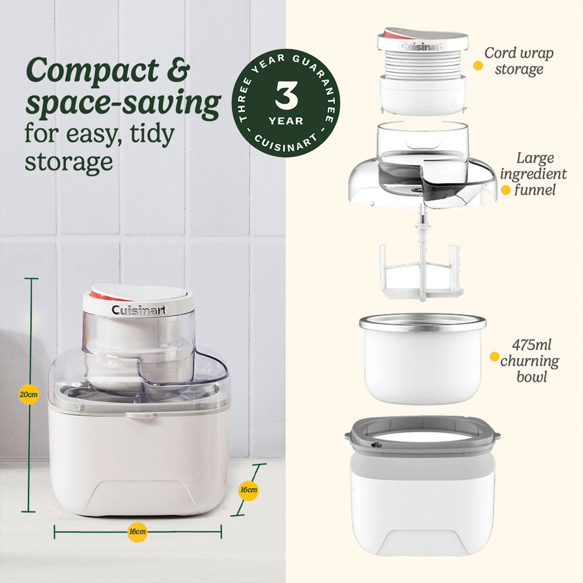 Cuisinart Solo Scoops Ice Cream Maker