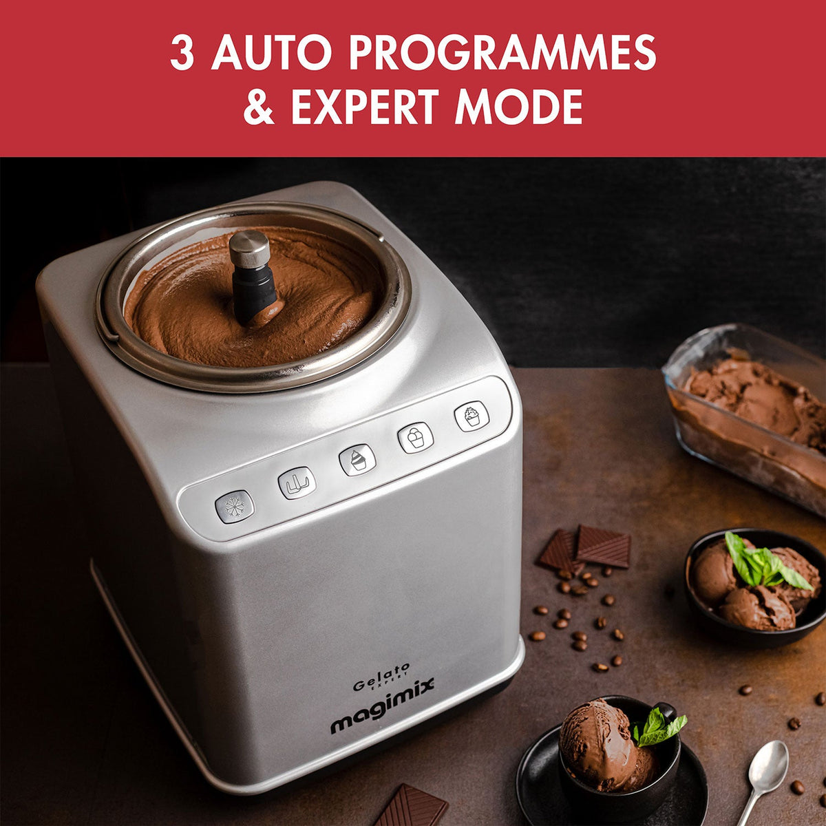 Magimix Gelato Expert Ice Cream Maker – Satin