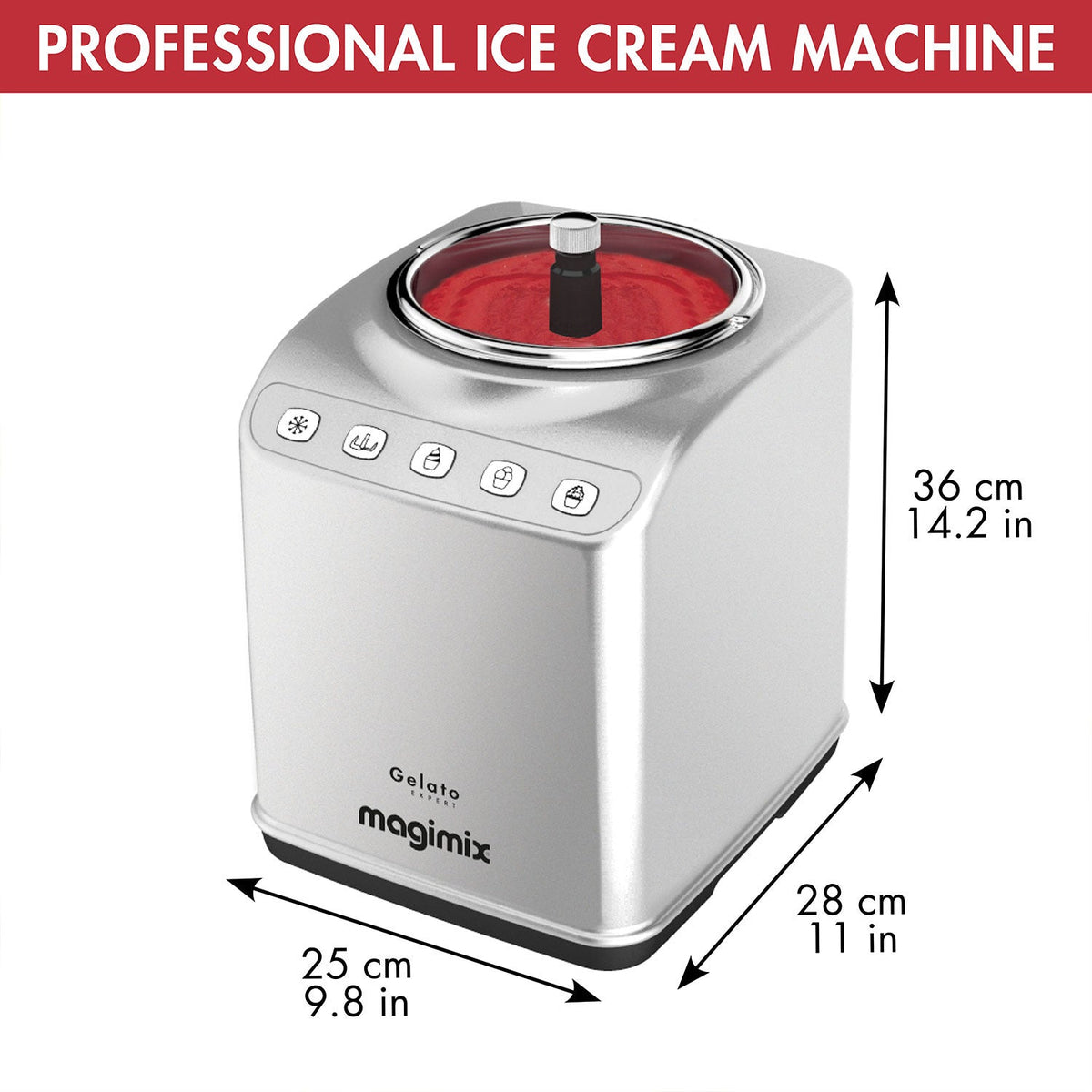 Magimix Gelato Expert Ice Cream Maker – Satin