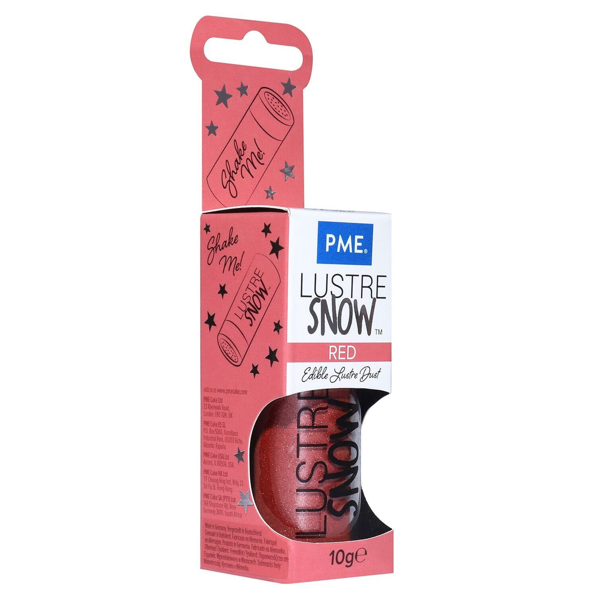 PME Edible Lustre Snow – Red 10g