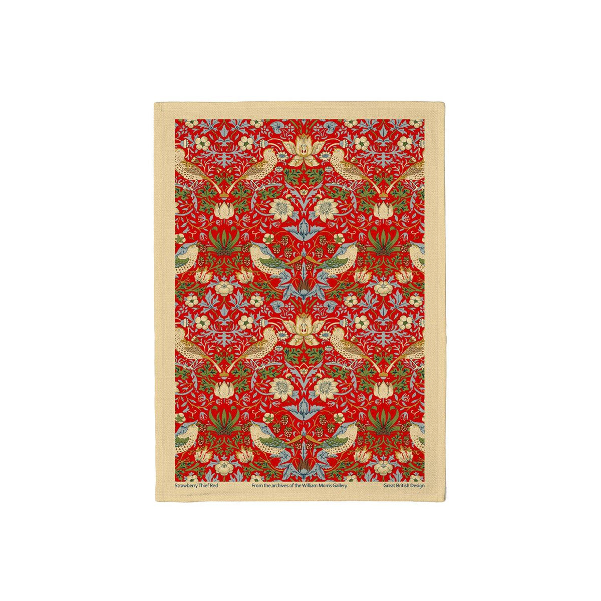 William Morris Strawberry Thief Tea Towel