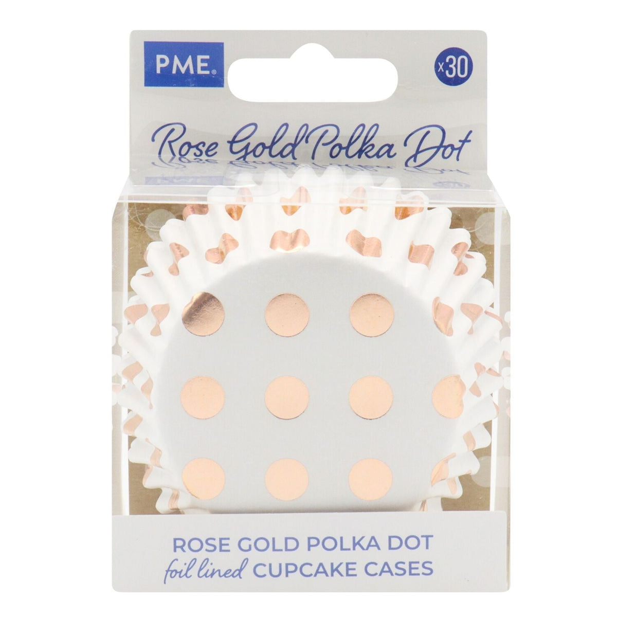 PME Rose Gold Dot Foil Cupcake Cases