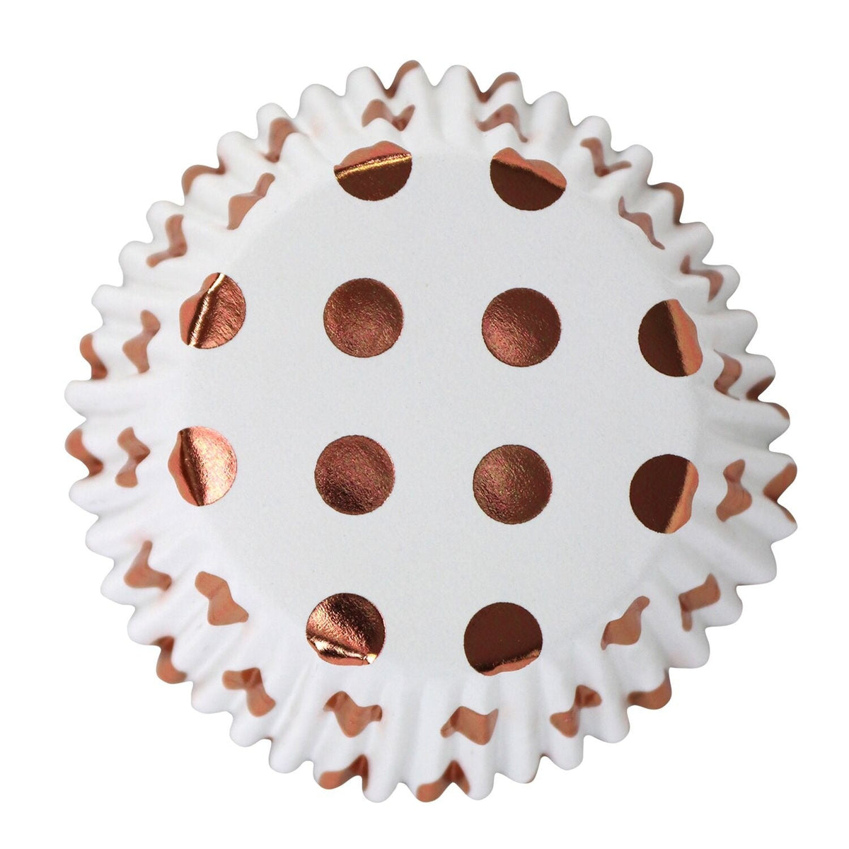 PME Rose Gold Dot Foil Cupcake Cases