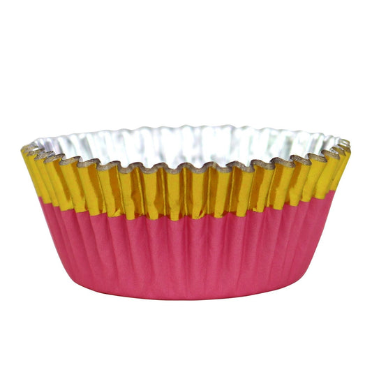 PME Pink and Gold Foil Cupcake Cases
