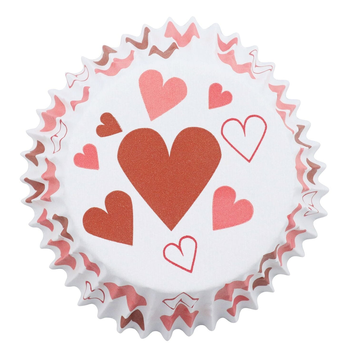 PME Heart Foil Cupcake Cases