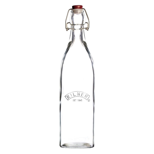 Kilner® Clip Top Square Bottle 1 Litre
